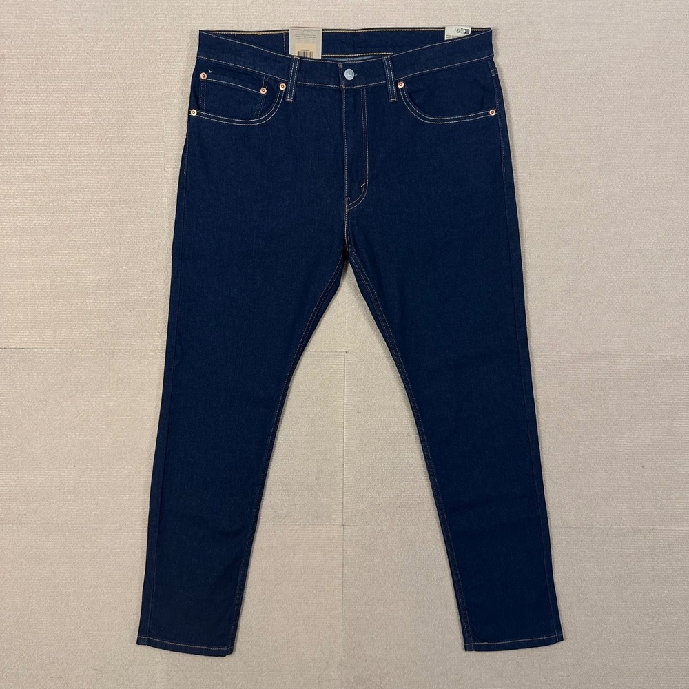 Levi's 512 Jeans NWT Mens 36x29 Slim Taper Dark Wash Stretch Denim (Tag 34x30)